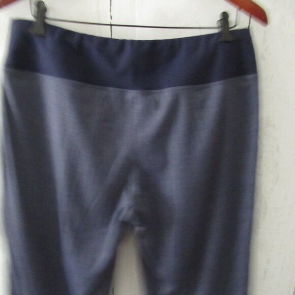 Lucy Pants L Large Blue Capri Crop Wide Leg Pull On - Picture 5 of 7